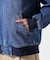 《直営店限定》DENIM SIGNATURE LOGO PARKA ／ デニム シグネチャーロゴ パーカー