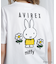 《AVIREX×miffy》WEB限定 EMBROIDERY T-SHIRT／アヴィレックス×ミッフィー 刺繍Tシャツ