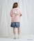 《AVIREX×miffy》WEB限定 EMBROIDERY T-SHIRT／アヴィレックス×ミッフィー 刺繍Tシャツ