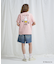 《AVIREX×miffy》WEB限定 EMBROIDERY T-SHIRT／アヴィレックス×ミッフィー 刺繍Tシャツ