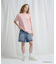 《AVIREX×miffy》WEB限定 EMBROIDERY T-SHIRT／アヴィレックス×ミッフィー 刺繍Tシャツ