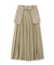 MILITARY POCKET BELT POUCH PLEATED SKIRT
