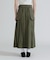 MILITARY POCKET BELT POUCH PLEATED SKIRT