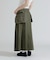 MILITARY POCKET BELT POUCH PLEATED SKIRT