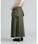 MILITARY POCKET BELT POUCH PLEATED SKIRT