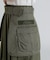 MILITARY POCKET BELT POUCH PLEATED SKIRT