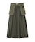 MILITARY POCKET BELT POUCH PLEATED SKIRT