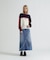 WAPPEN DENIM LONG SKIRT