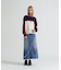 WAPPEN DENIM LONG SKIRT
