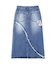 WAPPEN DENIM LONG SKIRT