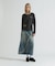 WAPPEN DENIM LONG SKIRT