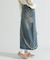 WAPPEN DENIM LONG SKIRT