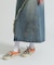 WAPPEN DENIM LONG SKIRT