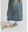 WAPPEN DENIM LONG SKIRT