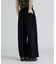 DESIGN BELT TUCK DETAIL PANTS