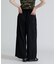 DESIGN BELT TUCK DETAIL PANTS