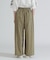 DESIGN BELT TUCK DETAIL PANTS