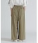 DESIGN BELT TUCK DETAIL PANTS