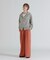 DESIGN BELT TUCK DETAIL PANTS