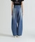 WAPPEN BARREL LEG DENIM PANTS