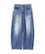 WAPPEN BARREL LEG DENIM PANTS