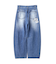 WAPPEN BARREL LEG DENIM PANTS
