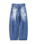 WAPPEN BARREL LEG DENIM PANTS