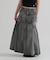 DENIM MERMAID CARGO SKIRT