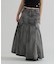 DENIM MERMAID CARGO SKIRT
