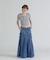 DENIM MERMAID CARGO SKIRT