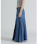 DENIM MERMAID CARGO SKIRT