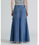 DENIM MERMAID CARGO SKIRT