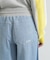 WAIST RIB COLOR BLOCKED DENIM PANTS