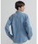 《WOMAN》DENIM SHIRT WITH GRAFFITI PRINT