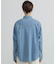 《WOMAN》DENIM SHIRT WITH GRAFFITI PRINT
