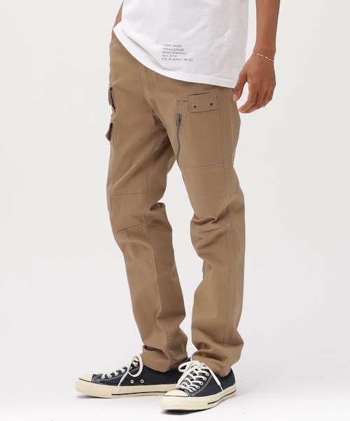 STRETCH HERRINGBONE CARGO PANTS｜アヴィレックスの通販｜&mall