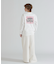 《WOMAN》RANDOM LOGO TOMCAT T-SHIRT