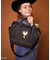 《AVIREX × PEANUTS》DENIM MINI TOTE BAG ／ デニムミニトートバッグ ／ ピーナッツ ／ アヴィレックス