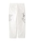 AGED LOOK STENCIL CHINO PANTS
