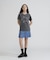 《WOMAN／直営店限定》FADE WASH T‐SHIRT WITH STAR EMBROIDERY