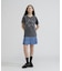 《WOMAN／直営店限定》FADE WASH T‐SHIRT WITH STAR EMBROIDERY
