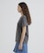 《WOMAN／直営店限定》FADE WASH T‐SHIRT WITH STAR EMBROIDERY