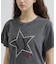 《WOMAN／直営店限定》FADE WASH T‐SHIRT WITH STAR EMBROIDERY