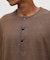 《TFQP by HANDROOM》HENLEY NECK KNITSEWN