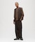 《TFQP by HANDROOM》HENLEY NECK KNITSEWN