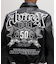 《50th Anniversary》GRAPHIC VARSITY LEATHER JACKET