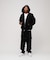 FLOCKING DENIM ACTIVE PARKA