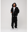 FLOCKING DENIM ACTIVE PARKA