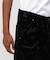 FLOCKING DOUBLE KNEE PAINTER DENIMPANTS