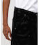 FLOCKING DOUBLE KNEE PAINTER DENIMPANTS